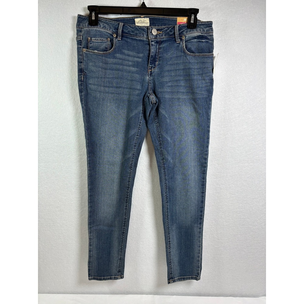 Aeropostale Lola Jegging Women 13/14 Reg Medium Wash Blue Denim Skinny Jeans NWT